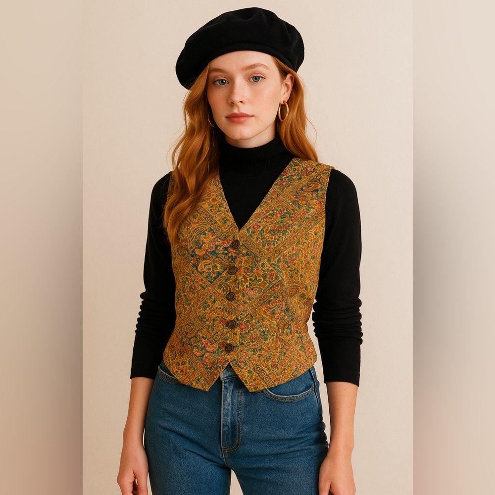 Vintage boho vest
